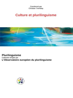 cover image of Culture et plurilinguisme